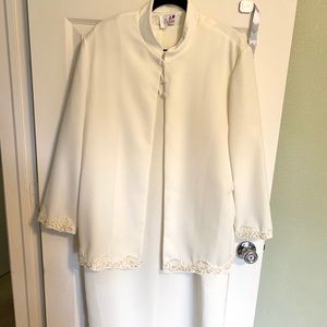 Vintage Cream Caron Chicago Dress w/ Jacket